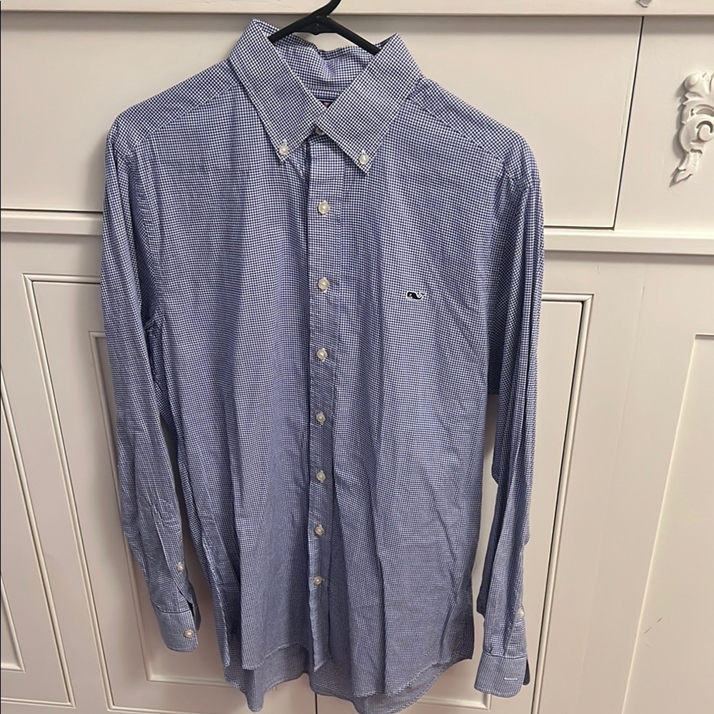 Vineyard Vines Blue Classic Casual Button Down